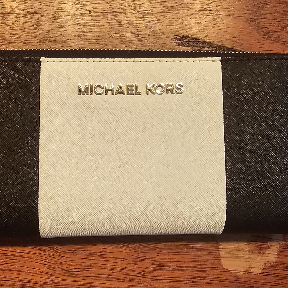 Michael Kors Black and White Wallet